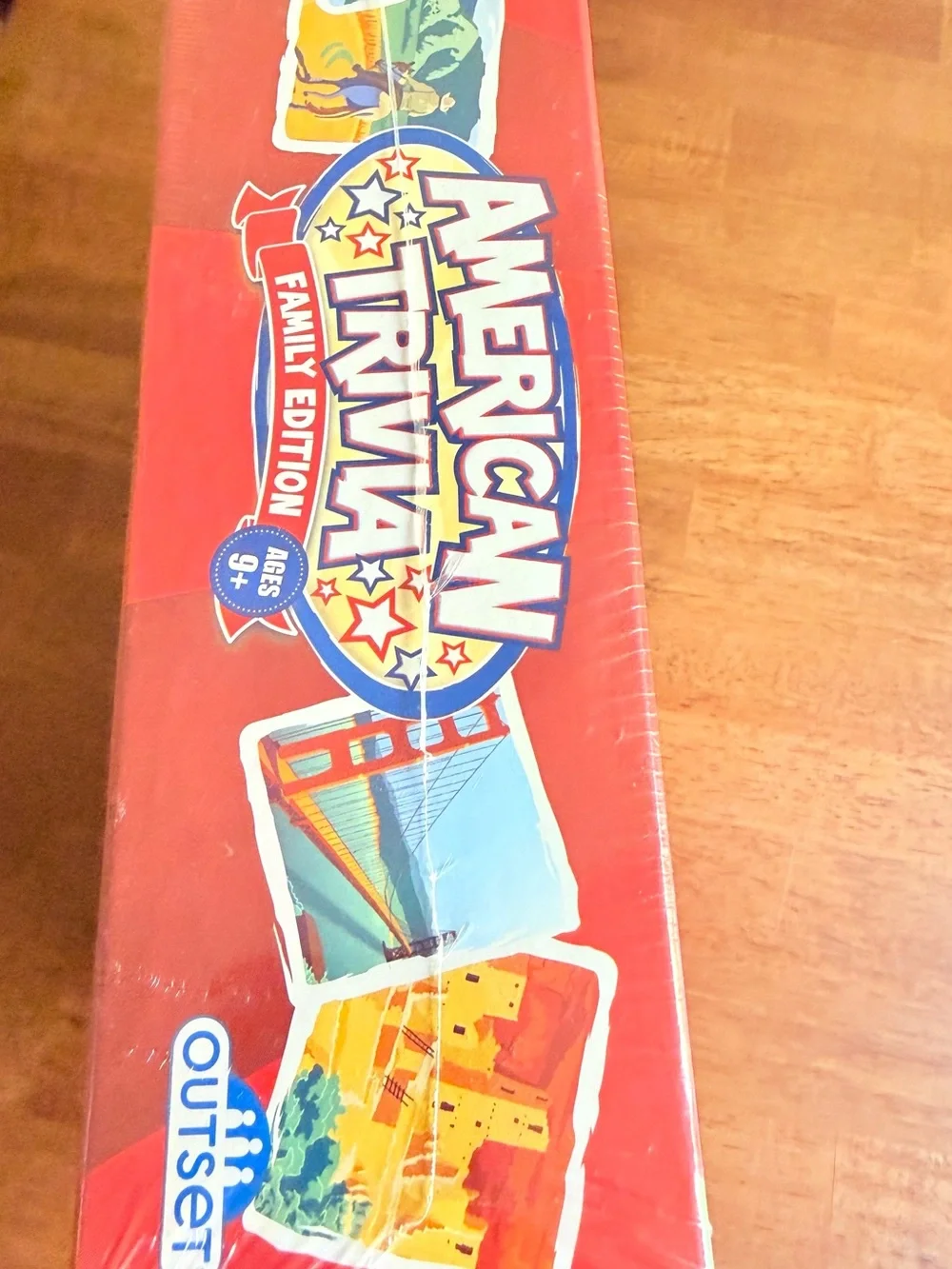 Target American Trivia Family Edition Board Game - Red, Blue, Yellow